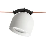 Трековый однофазный светильник Denkirs Belty spot DK5540-WH+BK