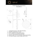 Настенный светильник Aployt Lorentayn APL.328.21.11