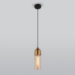 Подвесной светильник Eurosvet Airon 50180/1 янтарный