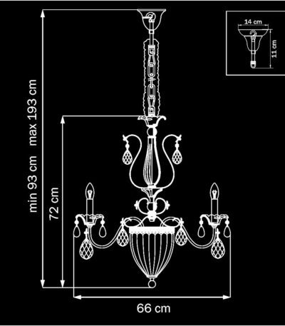 Подвесная люстра Lightstar Schon 790111