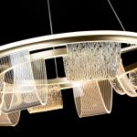 Подвесная люстра LED4U L7706-630 GD