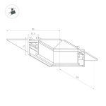 Коннектор угловой Arlight MAG-MICROCOSM-CON-FDW-L90 044524