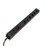 Сетевой фильтр 6-местный с/з Stekker Techno HM22-61-02 50159