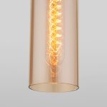 Подвесной светильник Eurosvet Airon 50180/1 янтарный