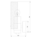 Бра Eurosvet Grino 70139/1 никель