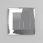 Рамка на 1 пост Werkel Diamant зеркальный W0011220 4690389158803