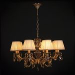 Подвесная люстра Abrasax Sylvia L.8110-8BR CRISTAL-SHADE