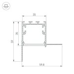 Соединитель профиля Arlight SL-LINIA 030100