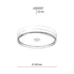 Потолочный светильник Sonex Mitra Led Eterna 7727/76L