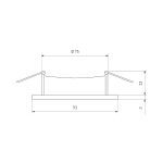 Встраиваемый светильник Elektrostandard 1091/1 MR16 белый 4690389148514