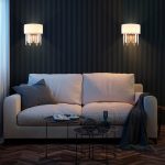 Настенный светильник Eurosvet Amantea 10122/2 хром/прозрачный хрусталь Strotskis (10106/2)