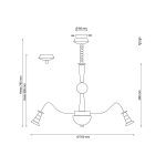 Подвесная люстра Lucia Tucci Natura 071.8 LED