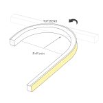 Светодиодная герметичная лента Arlight SPI STARDUST-TOP-B60-30x20mm 12V RGB (12 W/m, IP65, 5m, wire x1) 042134