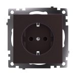 Розетка 1-местная с защитной шторкой Stekker Катрин GLS16-7110-04 49028