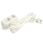 Удлинитель двухместный Stekker Home 49342