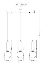 Подвесной светильник Myfar Pierre MR1167-1P