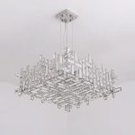 Подвесная люстра Delight Collection P7838-W50 chrome