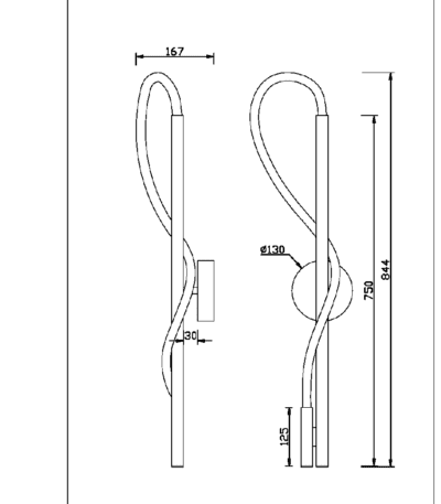Бра Maytoni Tau MOD166WL-L12G3K