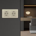 Розетка Arte Milano SET16-2-40-1x2 shampan