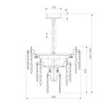 Подвесная люстра Bogates Leaf 369/8 Smart a065314