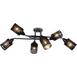 Потолочная люстра Reluce 70052-3.3-06 CR+BK