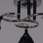 Потолочная люстра Reluce 70139-3.3-03 CR+BK