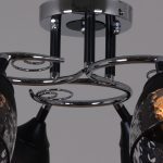 Потолочная люстра Reluce 70139-3.3-06 CR+BK