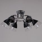 Потолочная люстра Reluce 70139-3.3-06 CR+BK