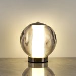 Настольная лампа Delight Collection OT2437-Z pearl black/smoke