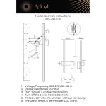 Настенный светильник Aployt Reymand APL.342.11.13
