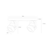 Спот Arte Lamp Misam A1315PL-2BK