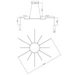 Подвесная люстра ImperiumLoft Wireflow 279381-22