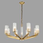 Подвесная люстра Belfast Malone 6035-8 BR CL