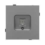 Механизм компьютерной розетки Arlight SCT-TENDO-MPC1-PL-GR (RJ-45, CAT6) 054105