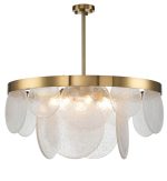 Люстра на штанге Indigo Bianco 12018/8R Brass V000013