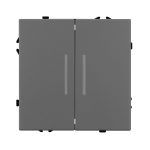 Механизм выключателя двухклавишный непроходной Arlight LED SWT-NOBE-MK02-SFPL-L-GR (230V, 10A) 054266