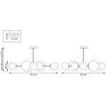 Люстра на штанге Lightstar Croco 815480