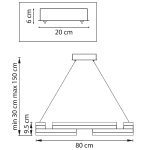 Подвесная люстра Lightstar Rotonda 736333
