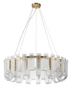 Подвесная люстра Belfast Severn 6601-800 BR CL