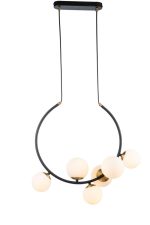 Подвесная люстра Indigo Nuvole 11002/6P Black V000088