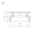 Алюминиевый профиль Arlight HR-3000 ANOD 044794