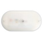 Настенно-потолочный светильник Feron 51511 Светодиодный светильник серии TR ЖКХ Овал 12Вт, 4000К, призма, IP53