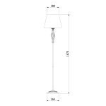 Торшер Eurosvet 01003/1 античная бронза 00000076778