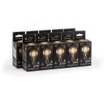 Лампа светодиодная филаментная Gauss E27 6W 2700К прозрачная 1/10/50 102802106