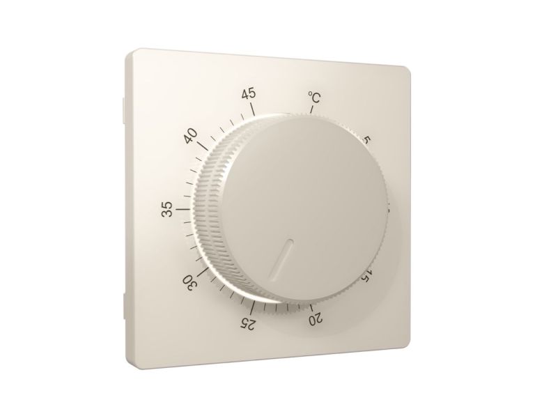 Лицевая панель Alfa (Бежевый матовый) для терморегулятора теплого пола Quant Ambrella Volt AP3257