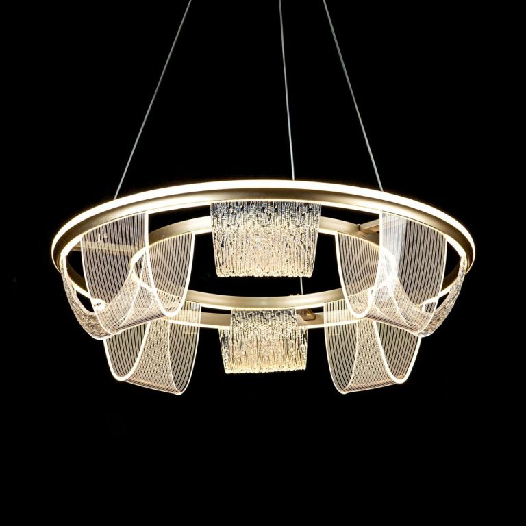 Подвесная люстра LED4U L7706-630 GD