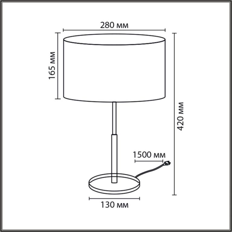 Настольная лампа Lumion Classi Irisa 8358/1T