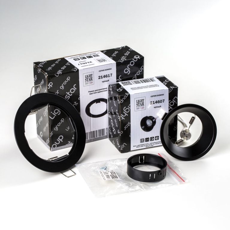 Встраиваемый светильник Lightstar Domino (214617+214607+214007) D61707BMOD