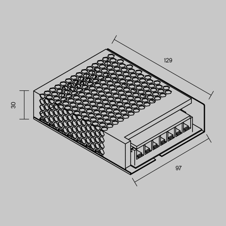 Блок питания Maytoni Led Strip PSL002 12В 100Вт IP20 811008