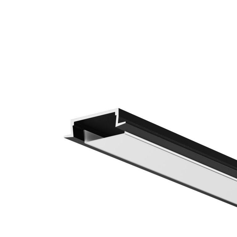 Алюминиевый профиль встраиваемый с накладным фланцем Maytoni Led Strip ALM-004-B-2M 632010